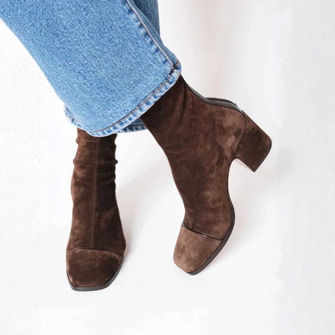 Bronwyn – Elegant Comfort Heel Boots