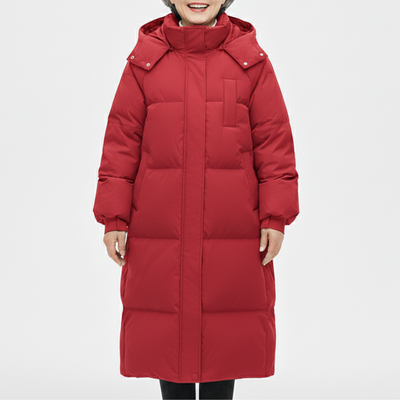 Lola - Classic Hooded Long Puffer Coat