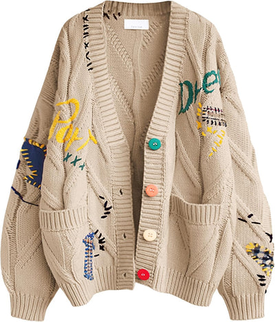 Jayleen™ | Colorful Button Cardigan