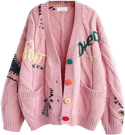 Jayleen™ | Colorful Button Cardigan