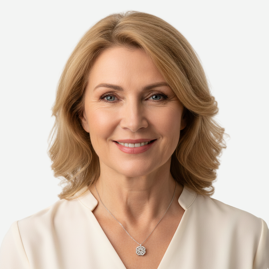 Alethea - Heart Necklace with Leaf Design