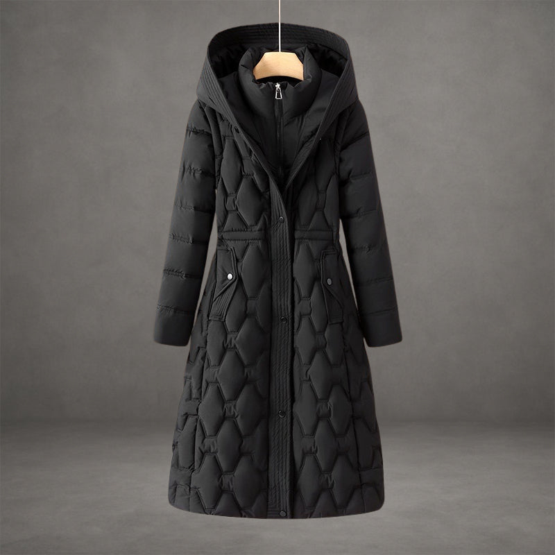 Carissa - Longline Hooded Down Coat