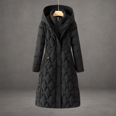 Carissa - Longline Hooded Down Coat