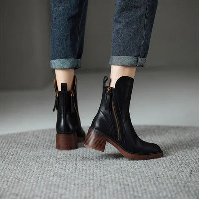 Vienna™ | Leather Ankle Boots