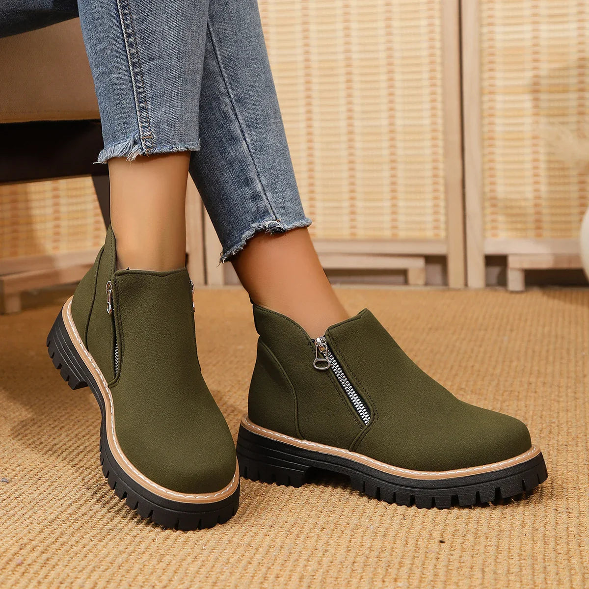 Mabel - Comfortable Ankle Boots