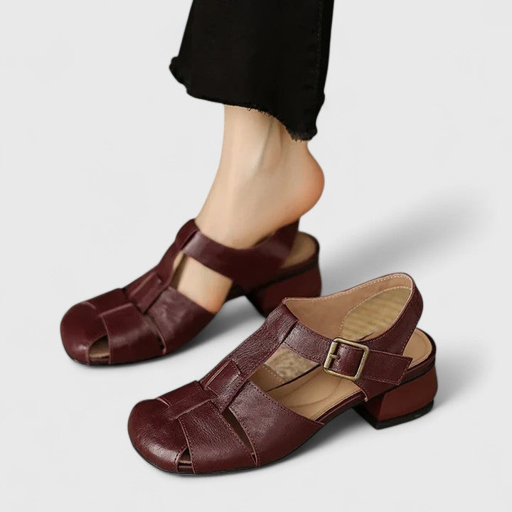 Christabel™ | Elegant Leather Sandals