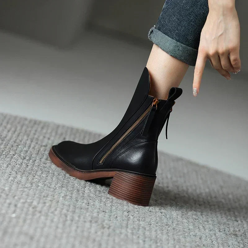 Vienna™ | Leather Ankle Boots