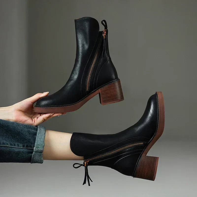 Vienna™ | Leather Ankle Boots
