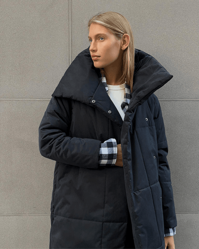 Belted Long Down Jacket