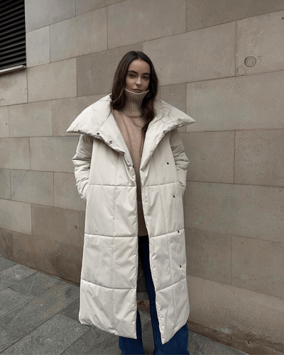 Belted Long Down Jacket