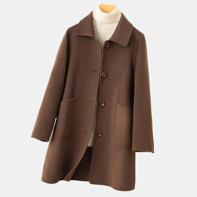 Bernadette | Long Wool Coat