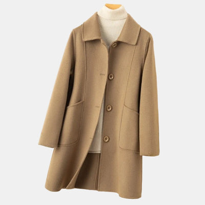 Bernadette | Long Wool Coat