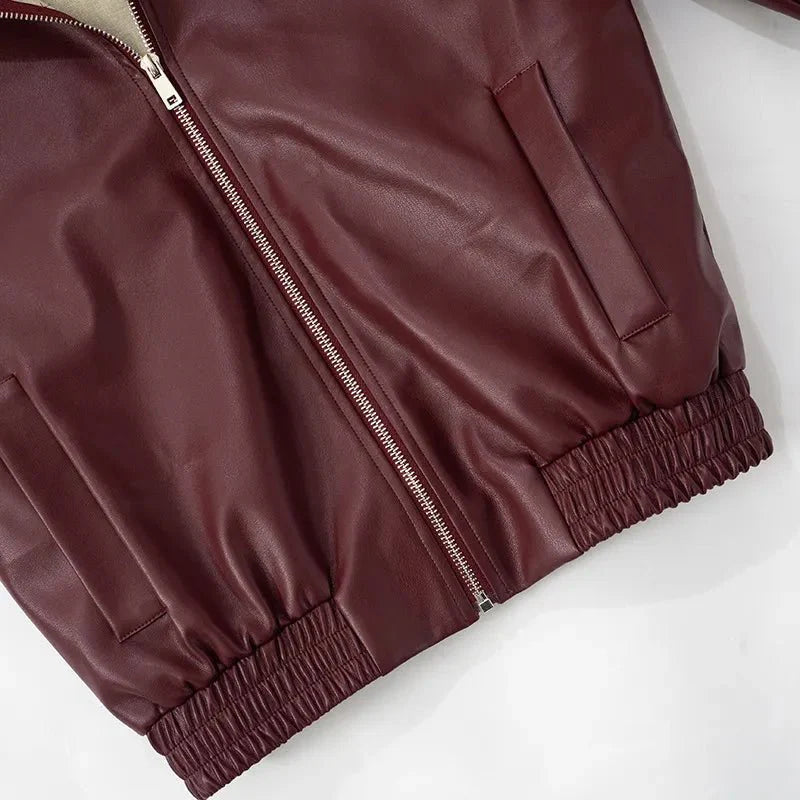 Brown Biker Jacket