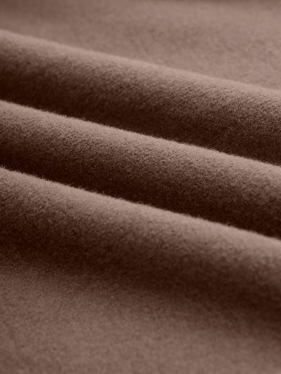 Thermal Ruched Sides Tuckable Mockneck Top