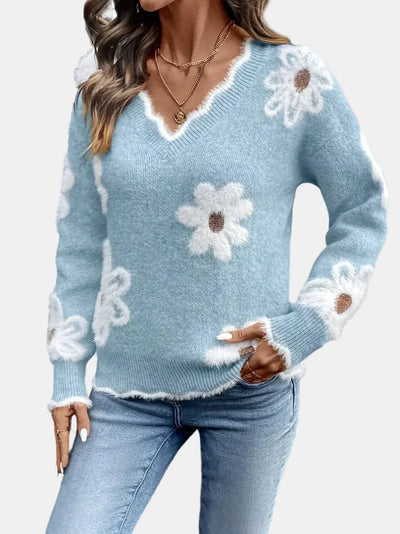 Charlotte | Floral Sweater