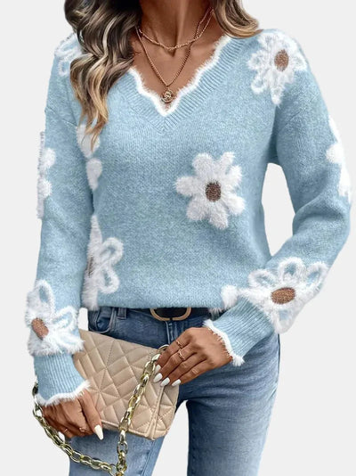Charlotte | Floral Sweater