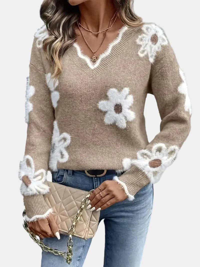 Charlotte | Floral Sweater