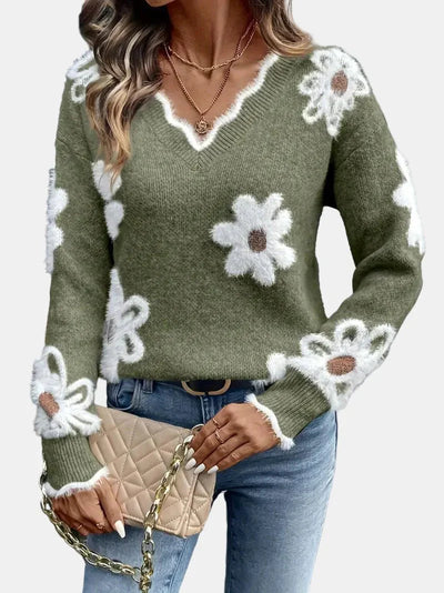Charlotte | Floral Sweater