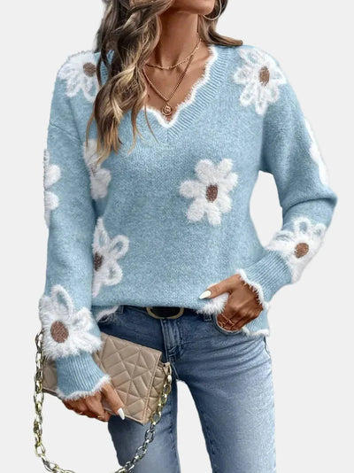 Charlotte | Floral Sweater