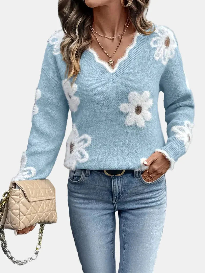 Charlotte | Floral Sweater