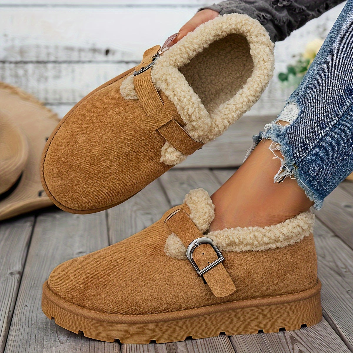 Alina - Cozy Winter Ankle Boots with Ergonomic Support