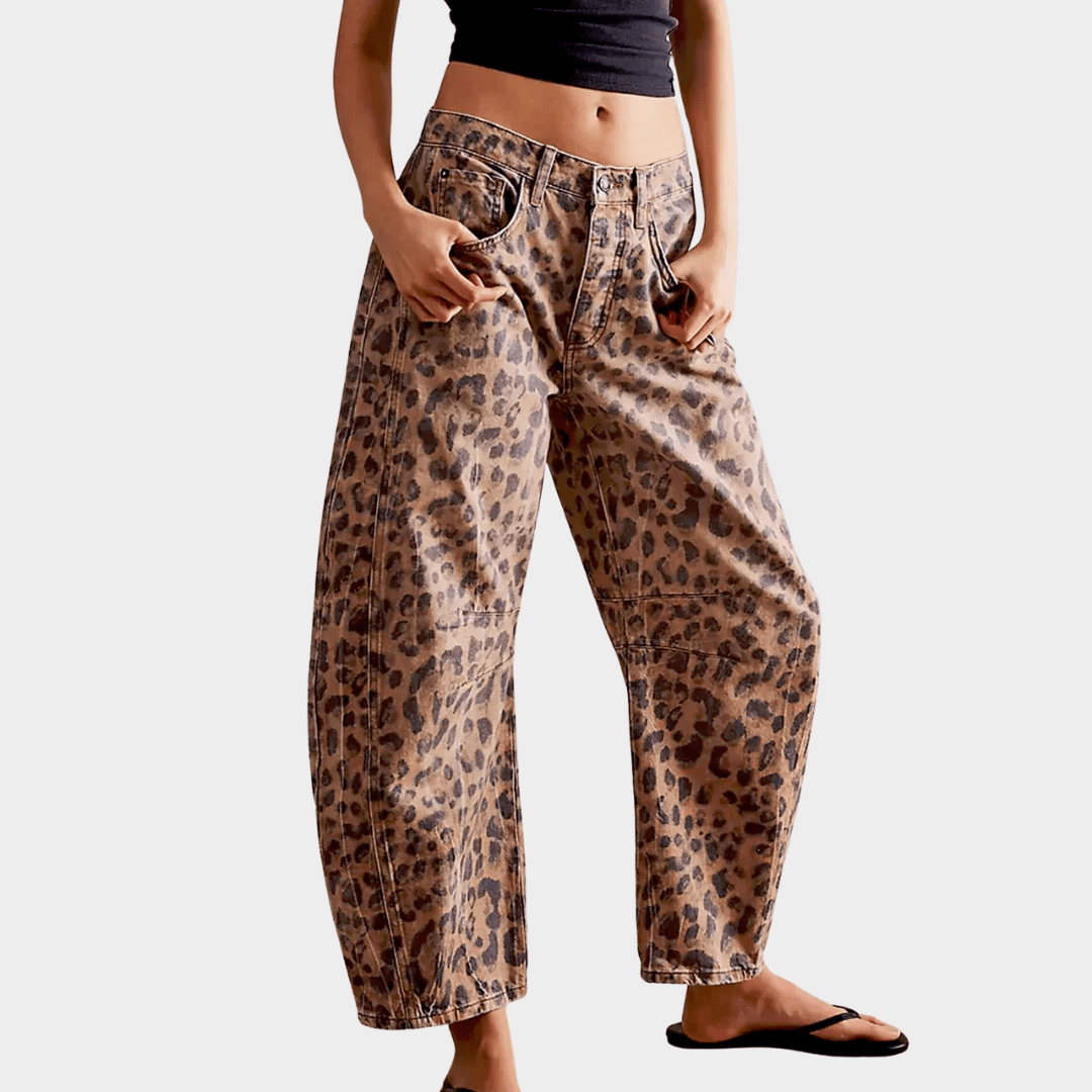 EDITH | LEOPARD PANTS