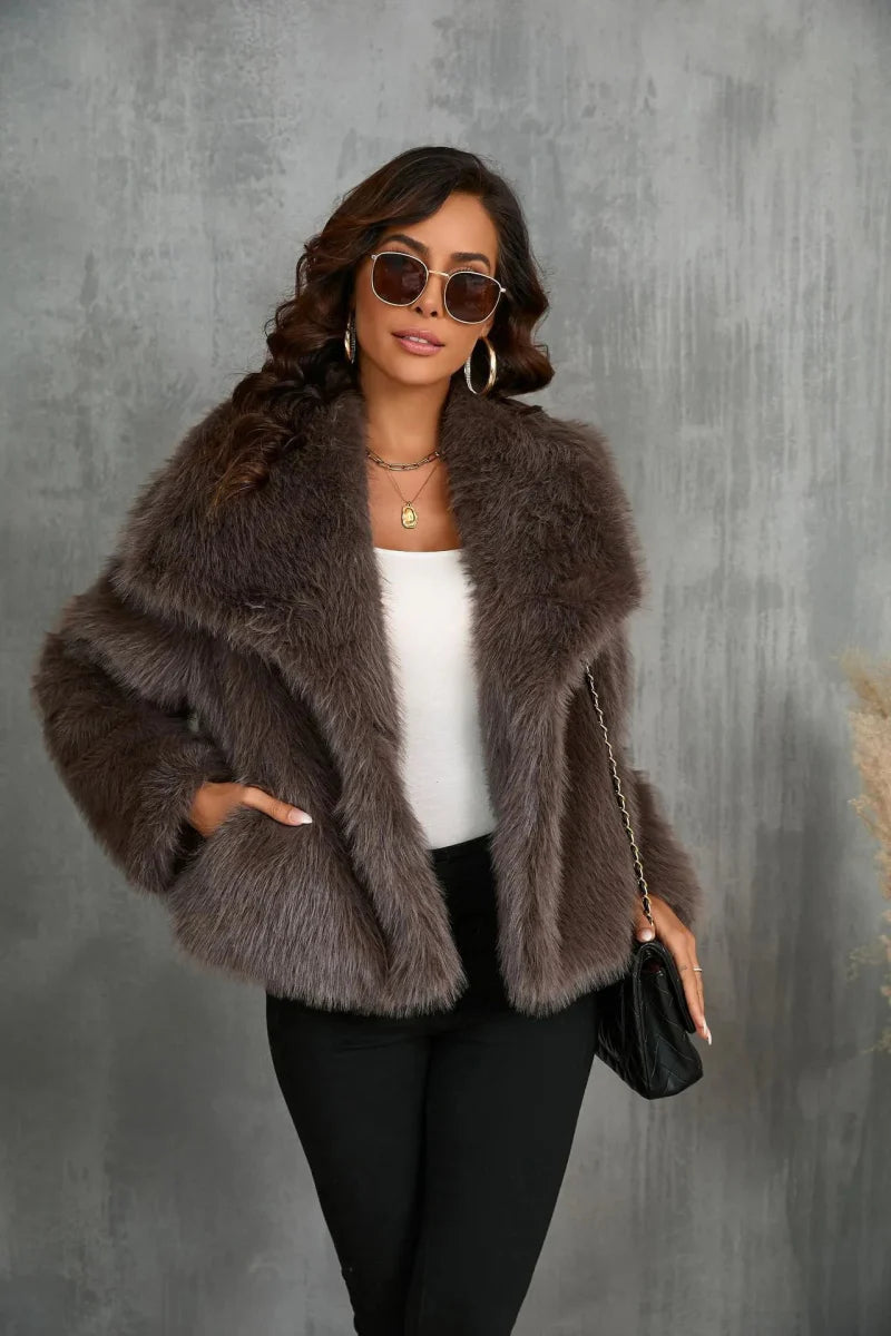 Elegance Plush Coat
