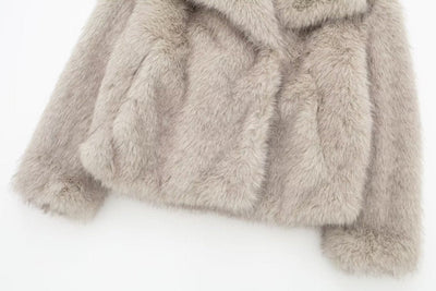 Elegance Plush Coat