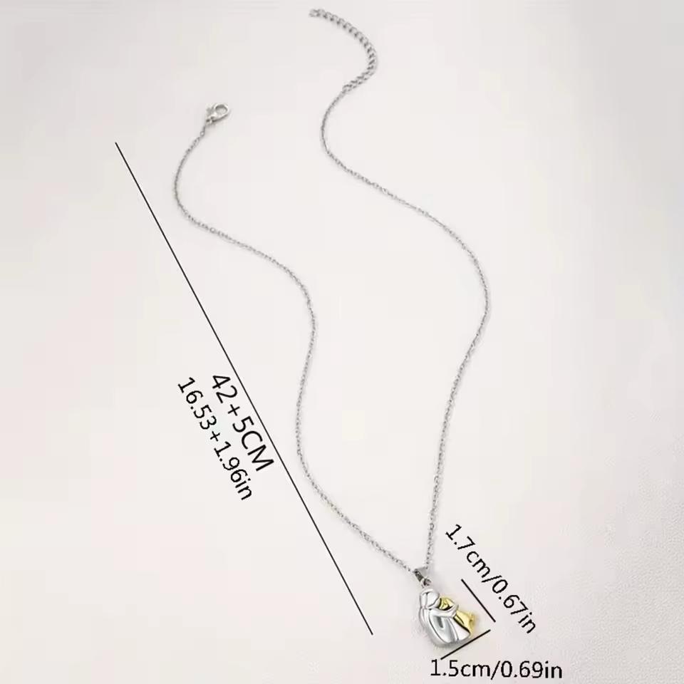 Maelia - Dog Embrace Necklace