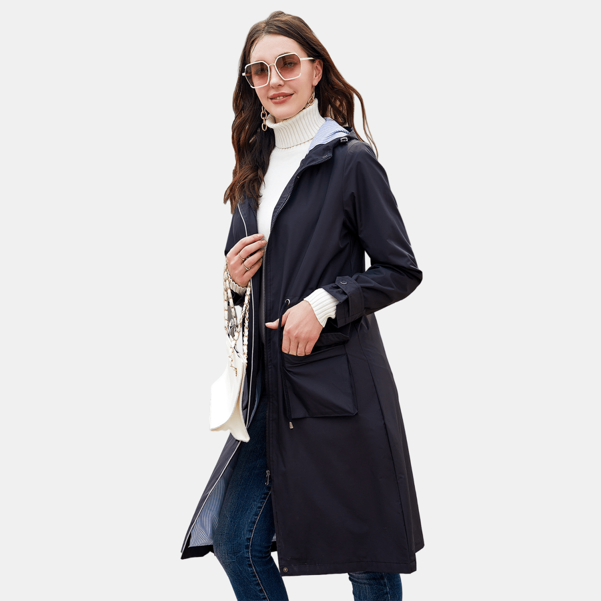 Lila | Waterproof Trench Coat