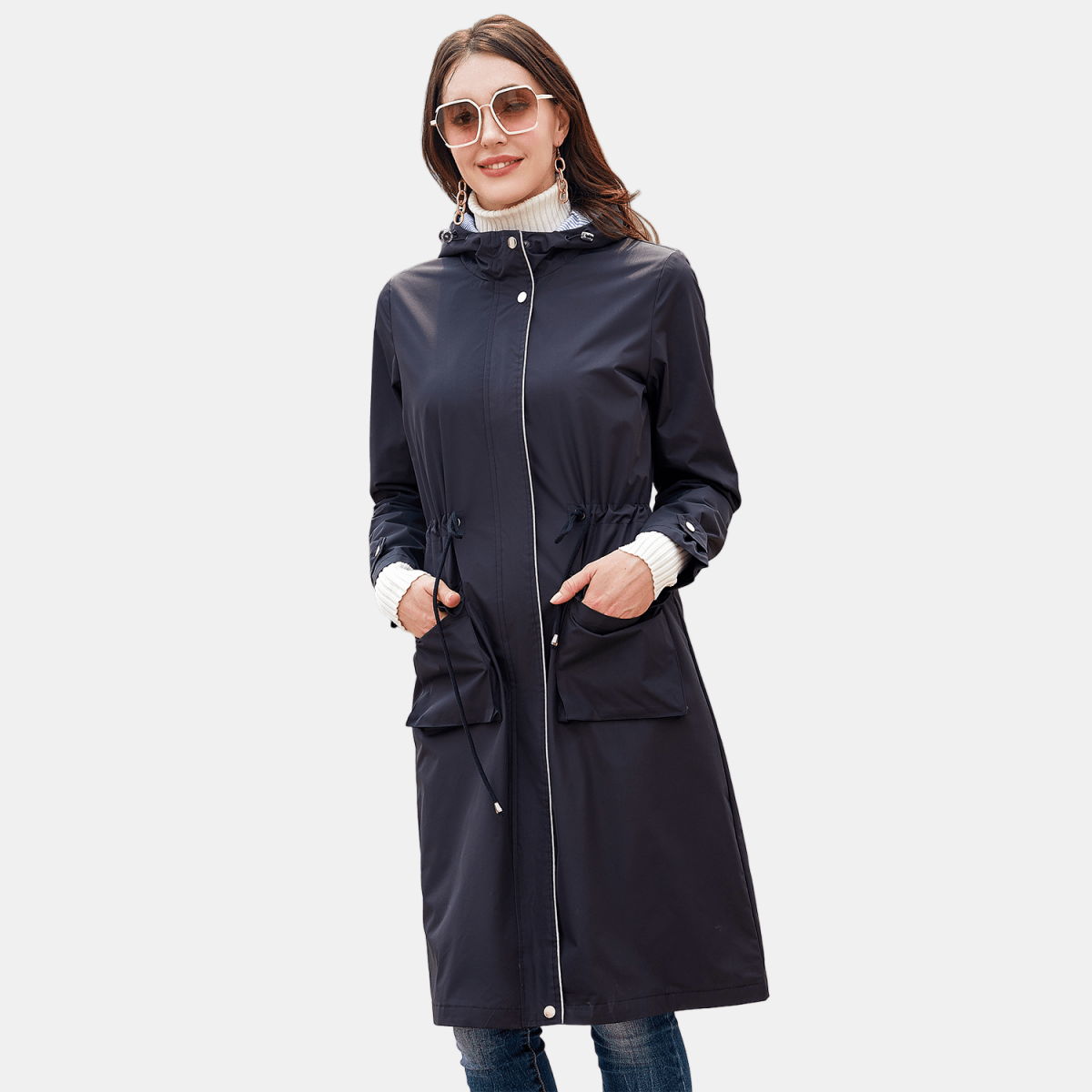 Lila | Waterproof Trench Coat