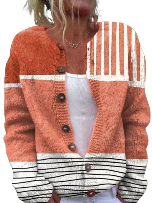 Liora | Soft Retro Knit Cardigan