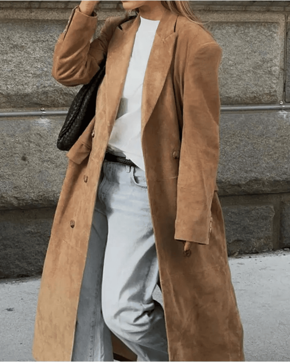 Long Suede Coat