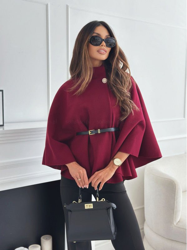 Maëva™ | Belted cape coat
