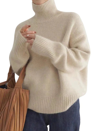 MONIKA | High Neck Cashmere Sweater