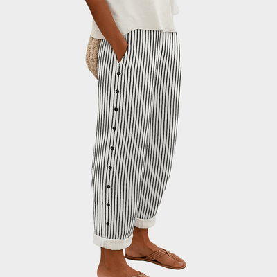 REA | STRIPED PANTS