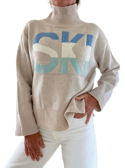 Retro Style Cashmere Ski Sweater