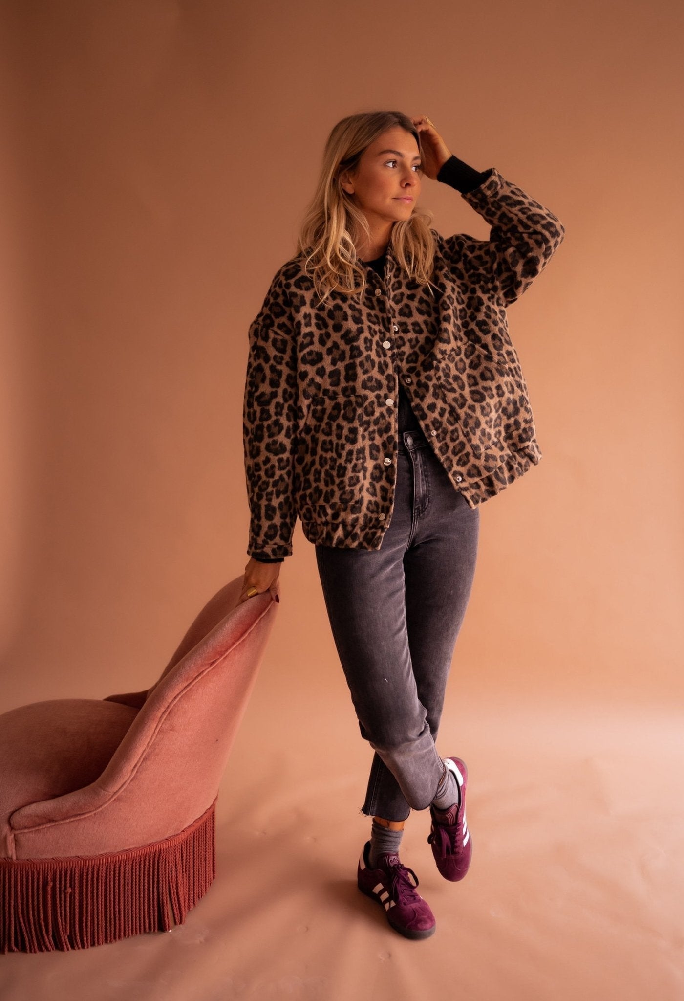 Rita Leopard Jacket