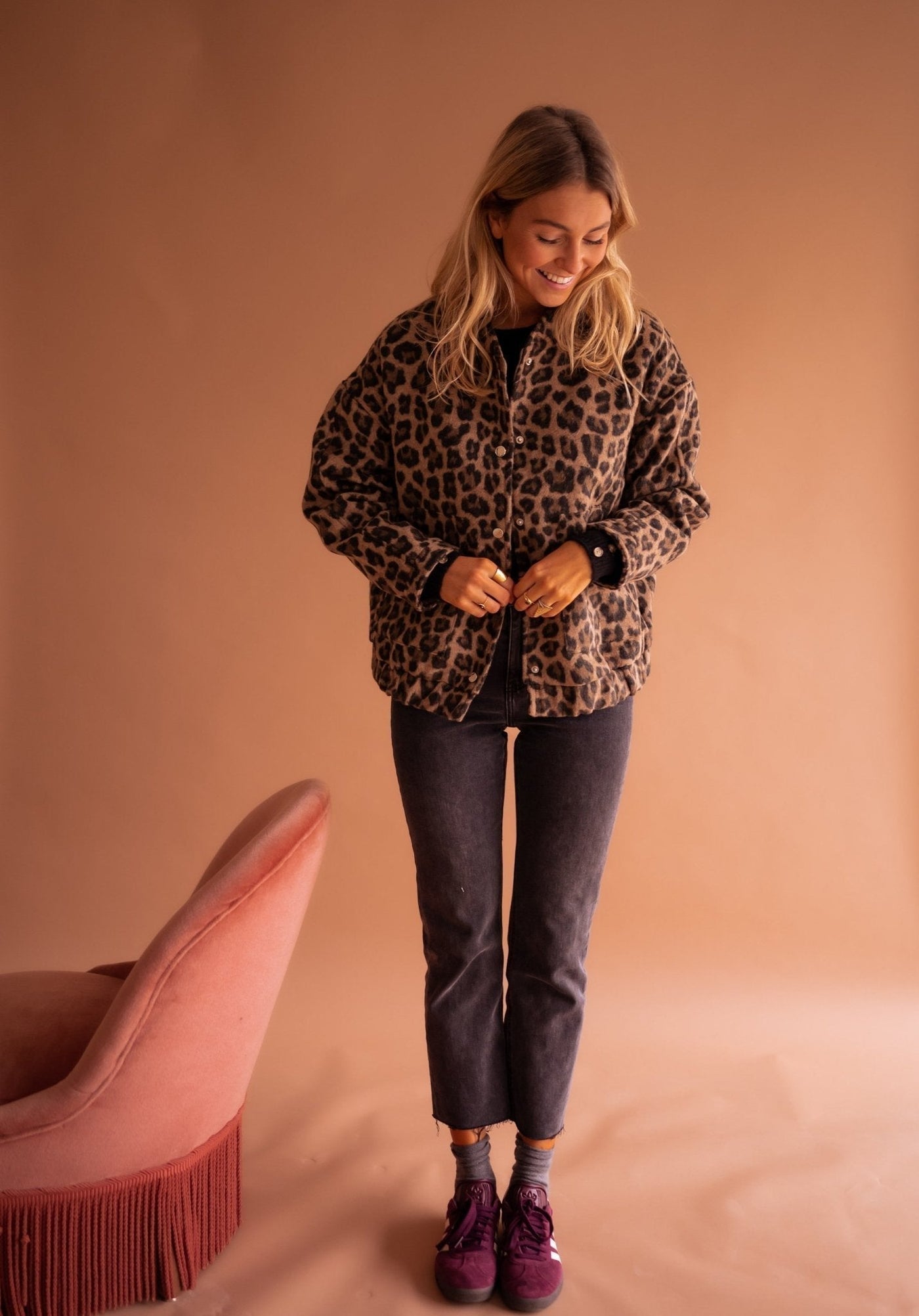 Rita Leopard Jacket