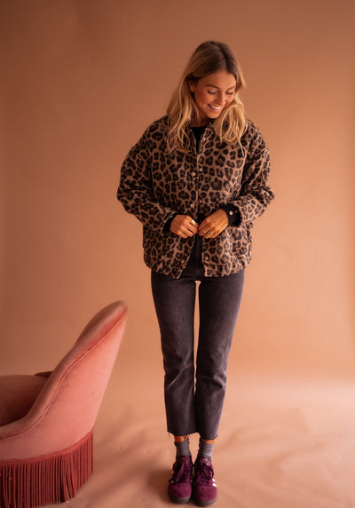 Rita Leopard Jacket