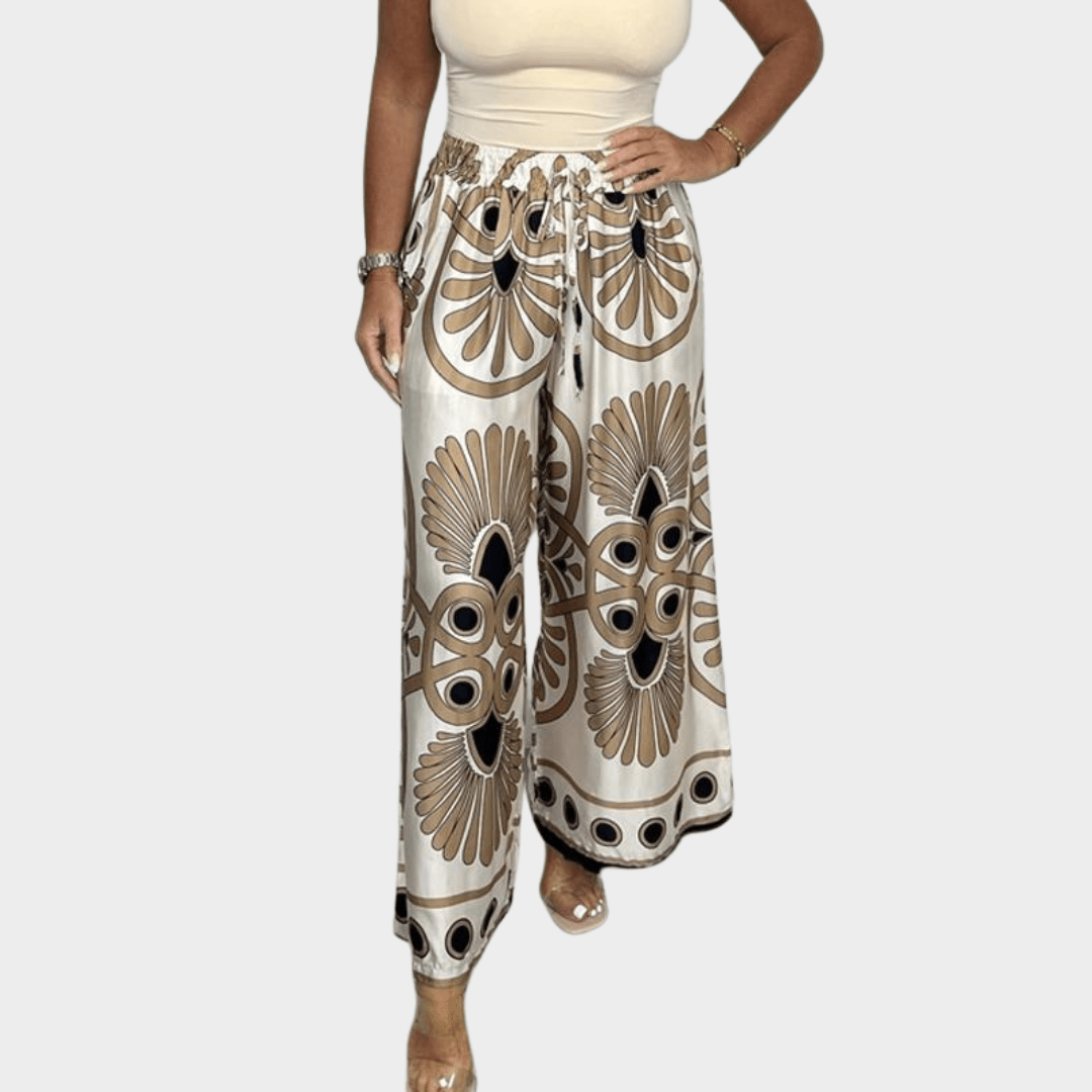 Sally | Trendy Satin Pants