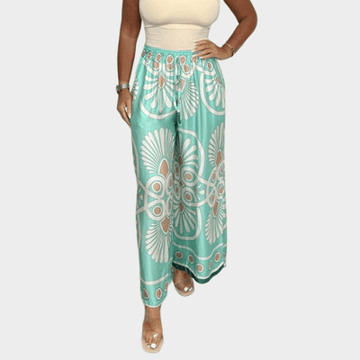 Sally | Trendy Satin Pants