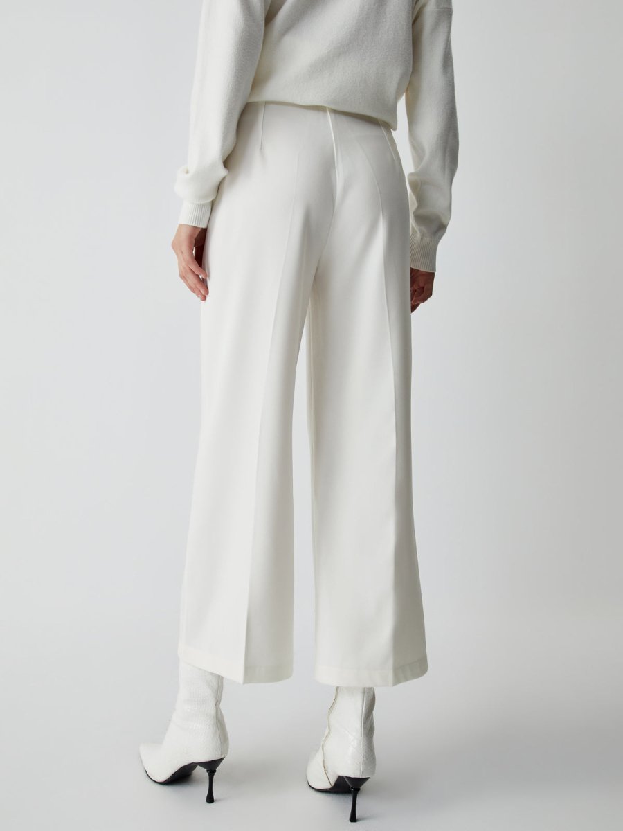 Wide Leg Culotte Pants