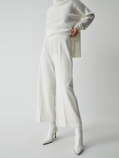 Wide Leg Culotte Pants