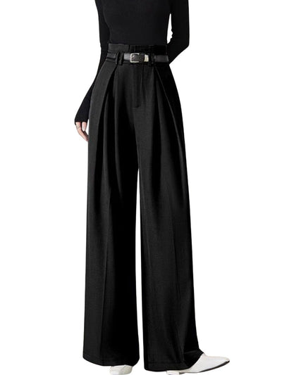 Belted Wide Leg Pants