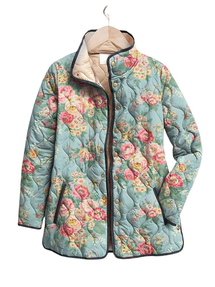 Jacket with floral print