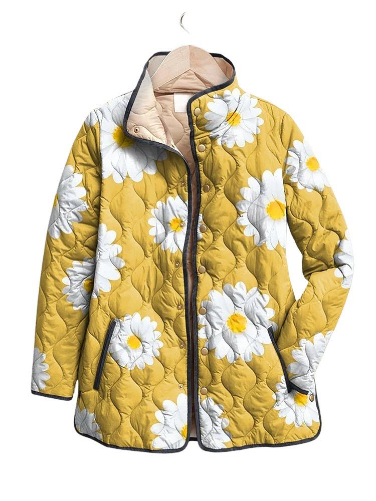Jacket with Daisy Pattern