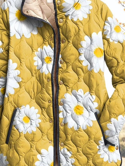 Jacket with Daisy Pattern