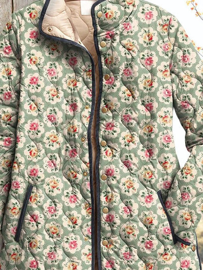 Vintage Jacket with Flowers